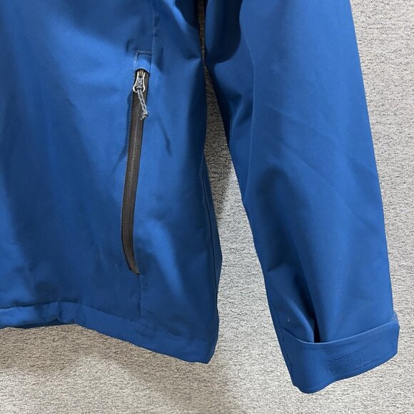 Eddie Bauer Weather Edge Plus Stretch Jacket Men's Small Blue Softshell - Picture 5 of 16